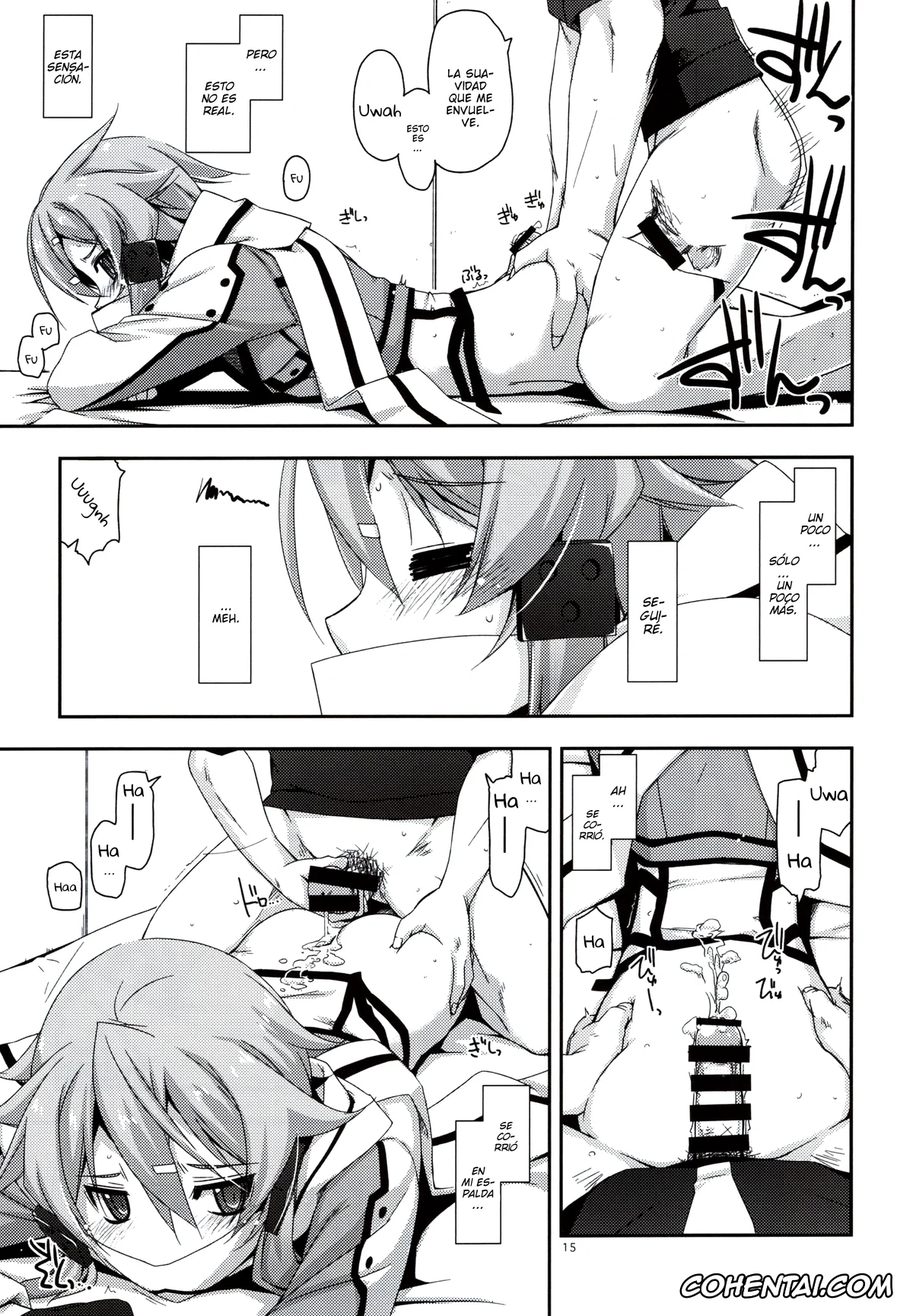 Sword Art Online hentai, Shino Asada | Sinon hentai, Crack (Sword Art Online), pagina 15