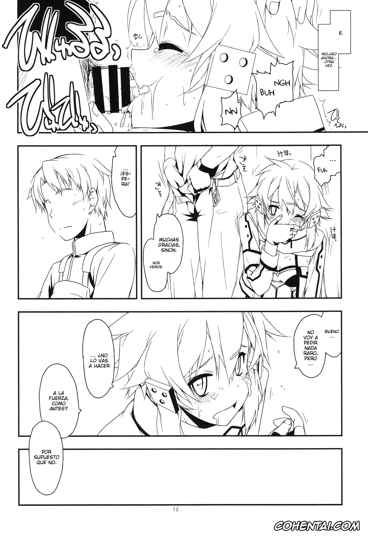 Sword Art Online hentai, Shino Asada | Sinon hentai, Split (Sword Art Online), pagina 12