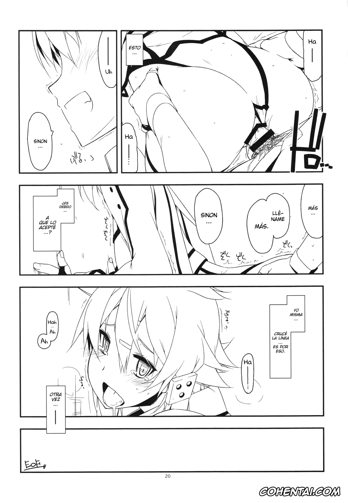 Sword Art Online porno, Shino Asada | Sinon porno, Split (Sword Art Online), pagina 20