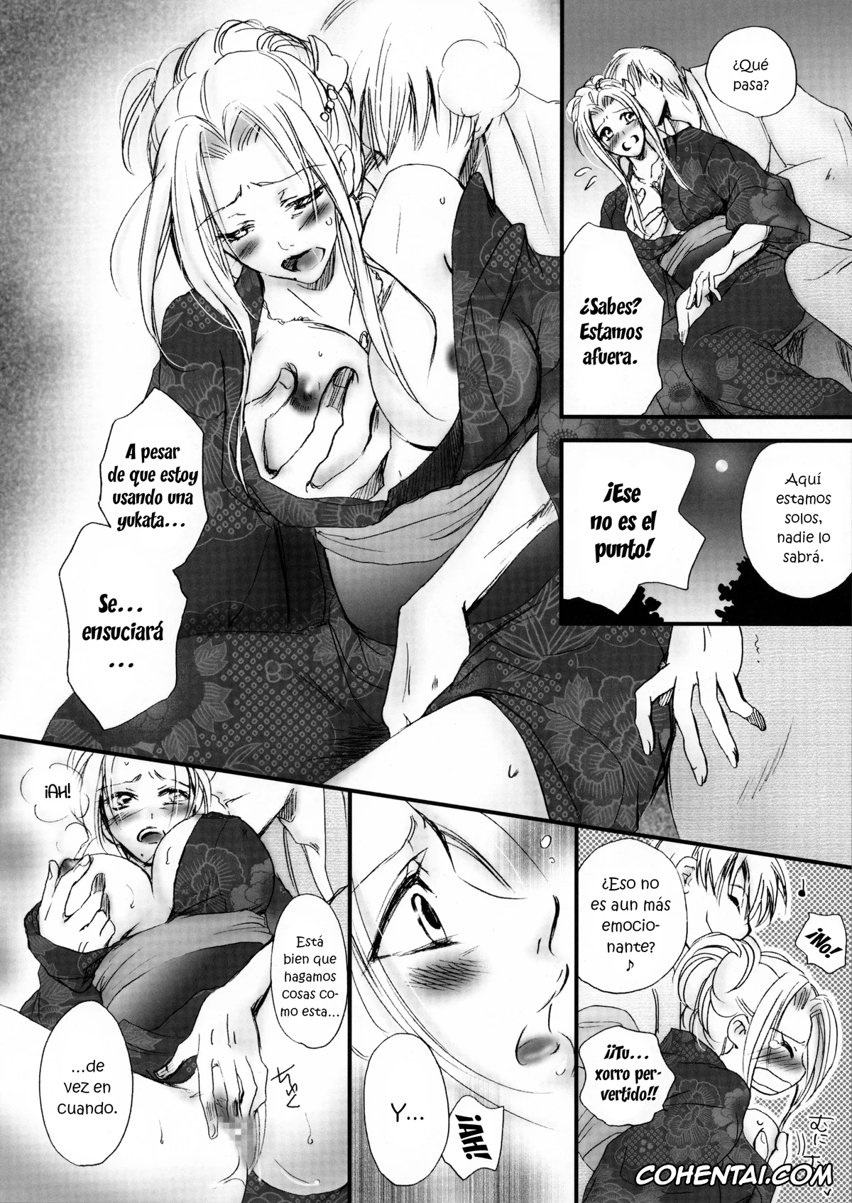 Bleach hentai, Gin Ichimaru hentai, Rangiku Matsumoto hentai, Mitsubana BLEACH (Bleach), pagina 9