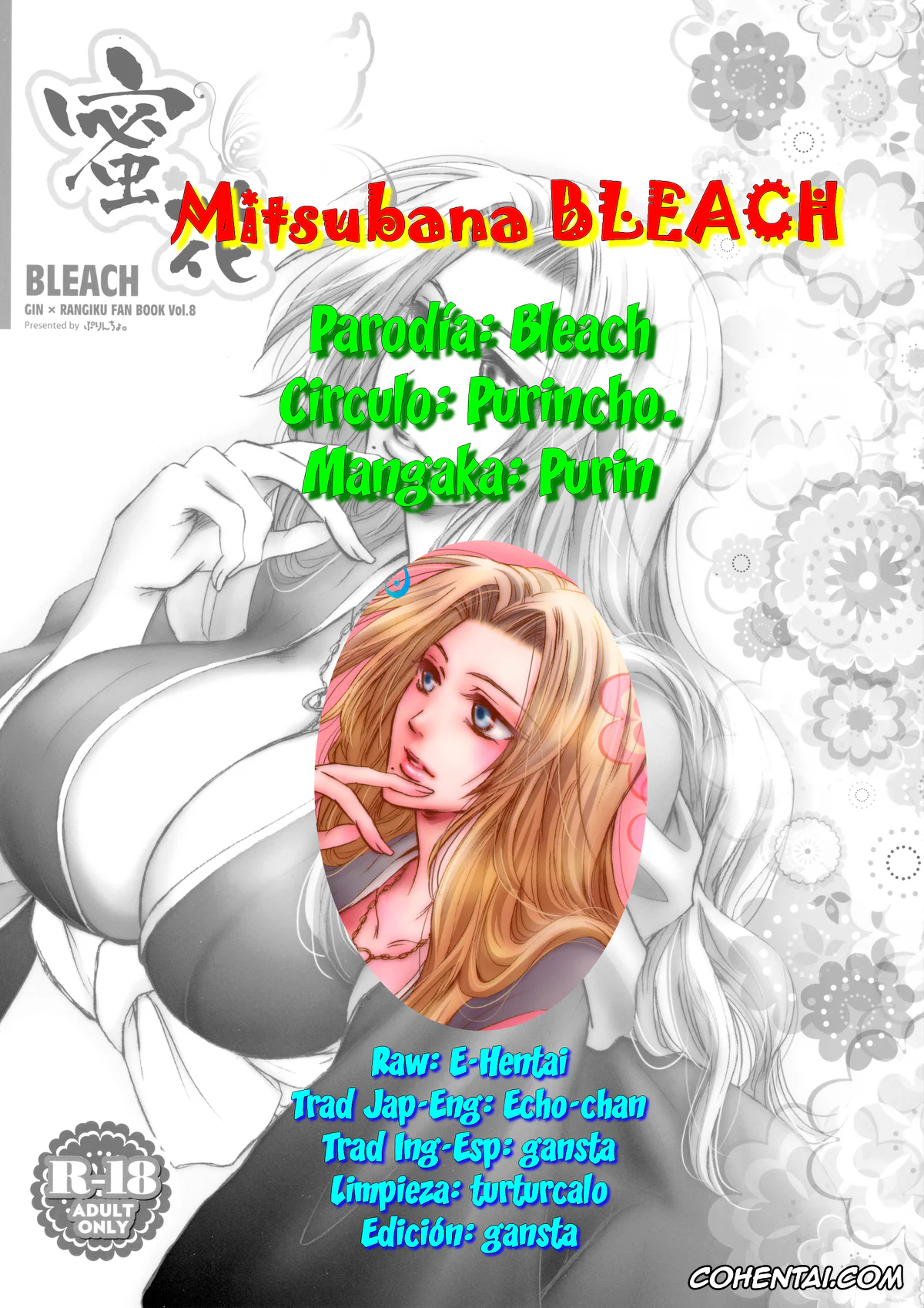 Bleach hentai, Gin Ichimaru hentai, Rangiku Matsumoto hentai, Mitsubana BLEACH (Bleach), pagina 27