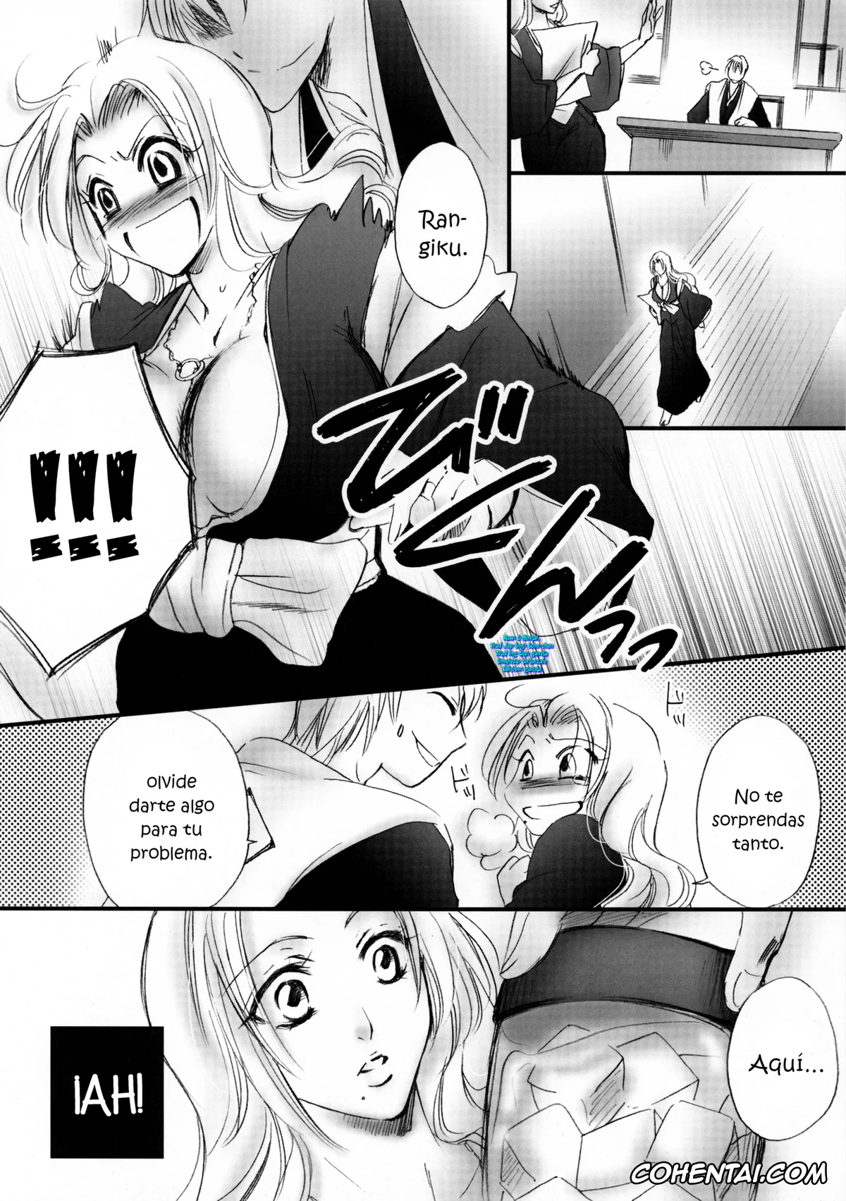 Bleach xxx, Gin Ichimaru xxx, Rangiku Matsumoto xxx, Tabete mo Eekana? (Bleach), pagina 7