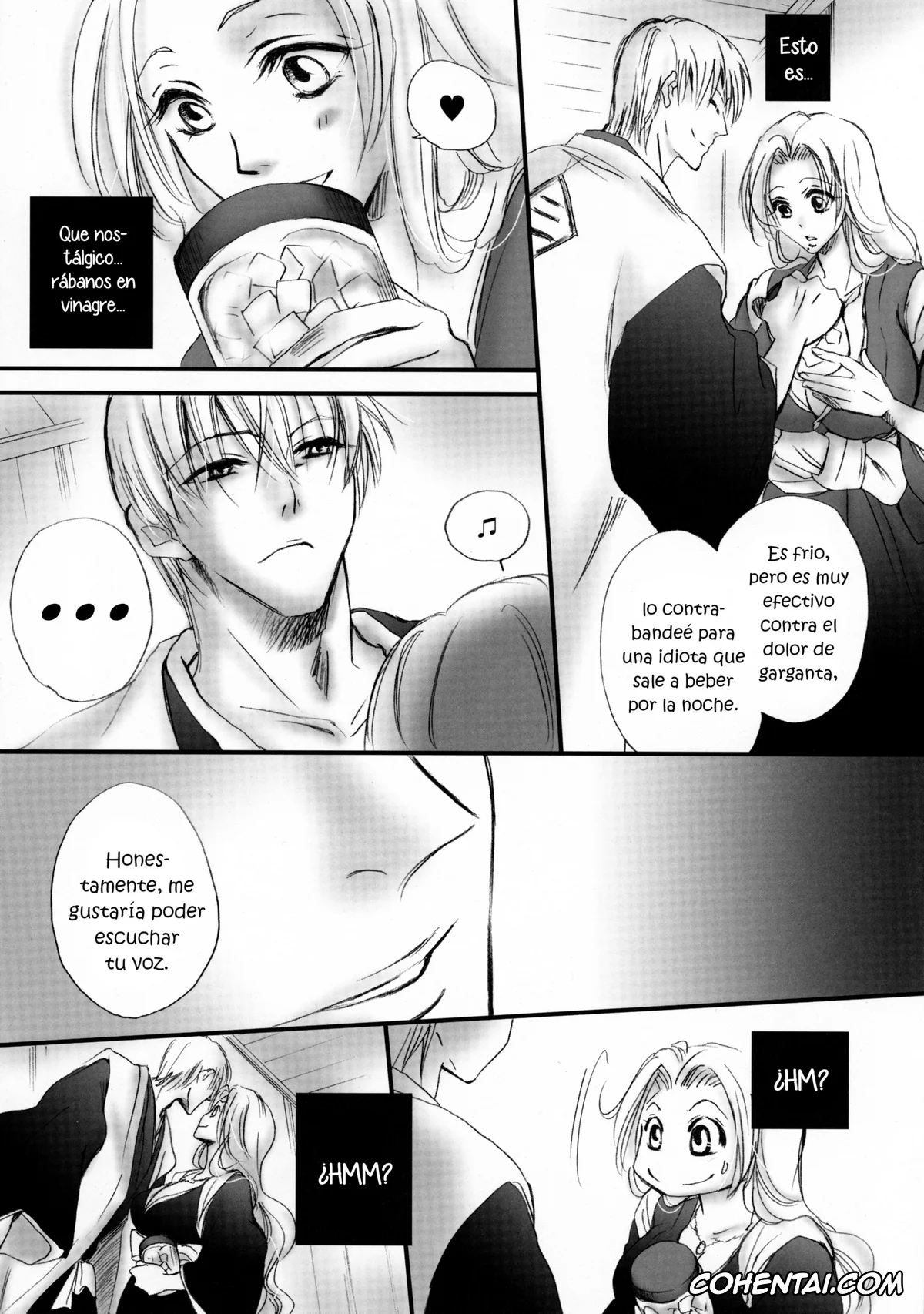 Bleach porno, Gin Ichimaru porno, Rangiku Matsumoto porno, Tabete mo Eekana? (Bleach), pagina 8