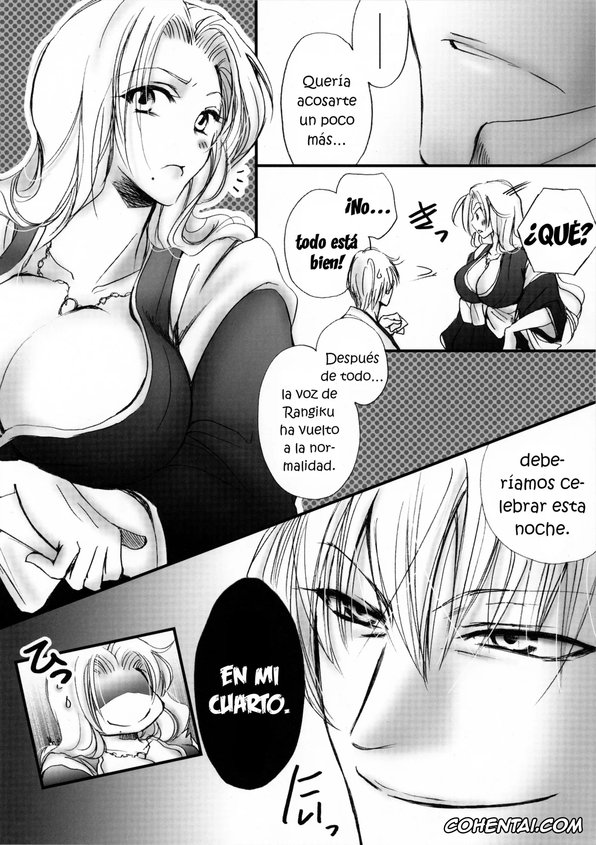 Bleach porno, Gin Ichimaru porno, Rangiku Matsumoto porno, Tabete mo Eekana? (Bleach), pagina 17