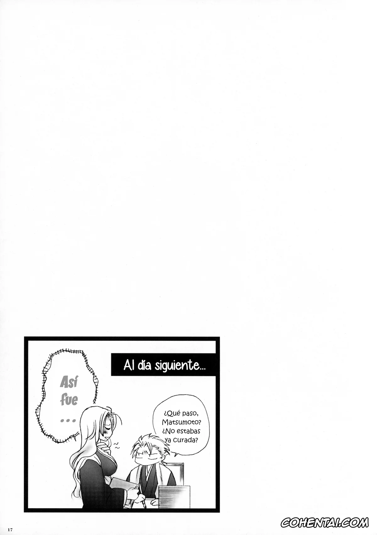 Bleach hentai, Gin Ichimaru hentai, Rangiku Matsumoto hentai, Tabete mo Eekana? (Bleach), pagina 18