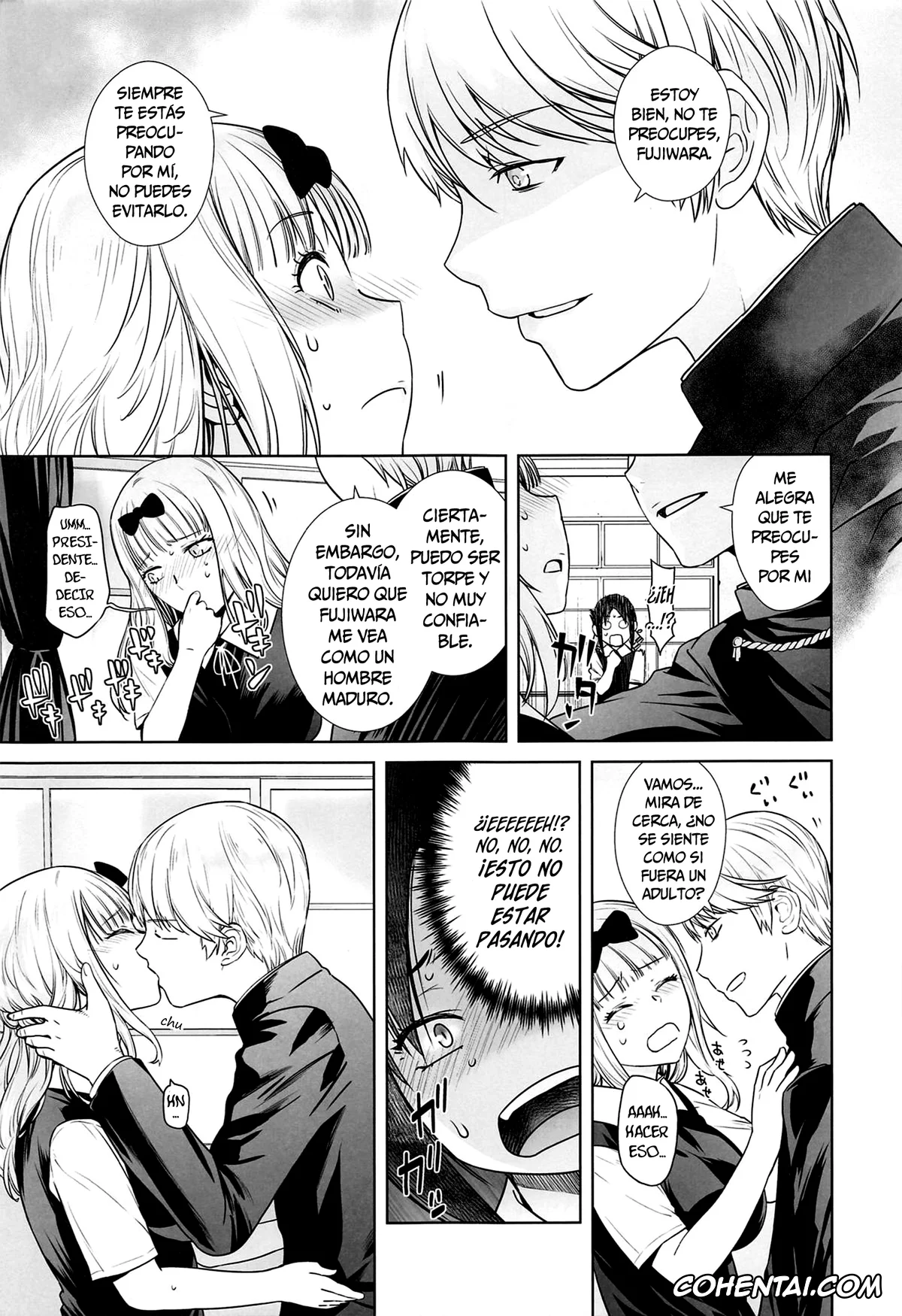 Kaguya-Sama Wa Kokurasetai | Kaguya-Sama Love Is War hentai, Chika Fujiwara hentai, Kaguya Shinomiya hentai, Miyuki Shirogane hentai, Kaichou wa Oboetenai! (Kaguya-sama wa Kokurasetai), pagina 6