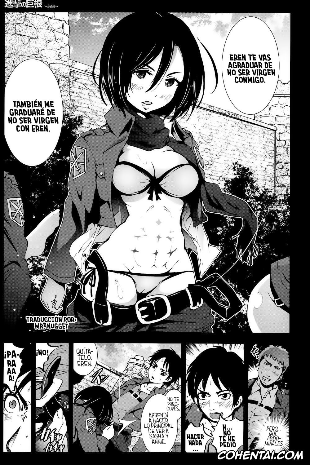 Shingeki No Kyojin | Attack On Titan hentai, Annie Leonhart hentai, Bertolt Hoover hentai, Connie Springer hentai, Eren Jaeger hentai, Jean Kirschtein hentai, Krista Lenz hentai, Marco Bodt hentai, Mikasa Ackerman hentai, Reiner Braun hentai, Sasha Blouse hentai, Shingeki no Kyokon ~Zenpen~ (Shingeki no Kyojin), pagina 12