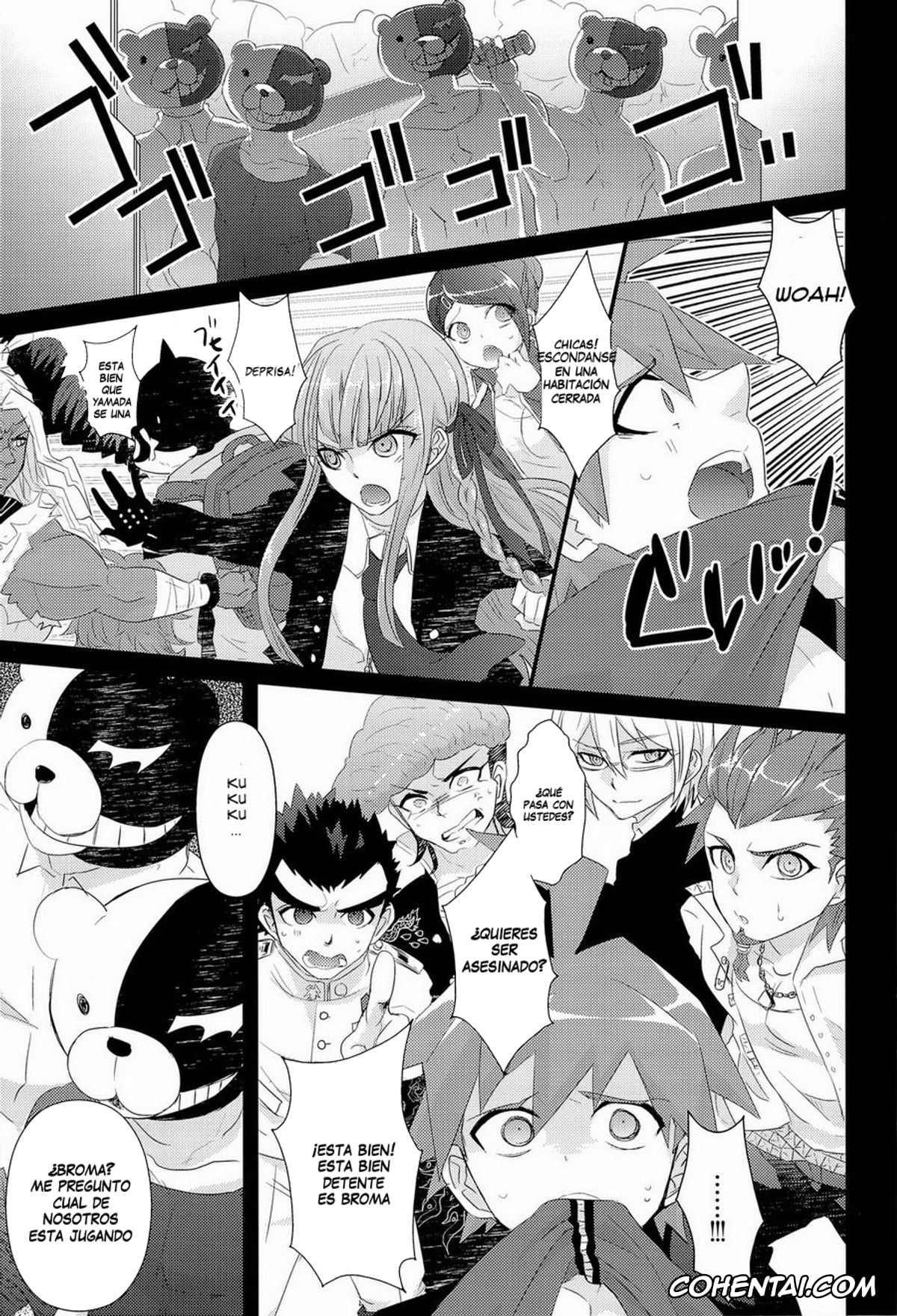 Danganronpa porno, Kiyotaka Ishimaru porno, Leon Kuwata porno, Makoto Naegi porno, Mondo Oowada porno, Yasuhiro Hagakure porno, Unbreakable (Danganronpa), pagina 5