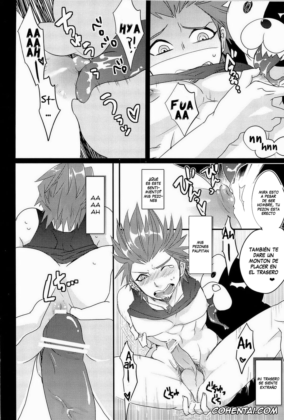 Danganronpa xxx, Kiyotaka Ishimaru xxx, Leon Kuwata xxx, Makoto Naegi xxx, Mondo Oowada xxx, Yasuhiro Hagakure xxx, Unbreakable (Danganronpa), pagina 10