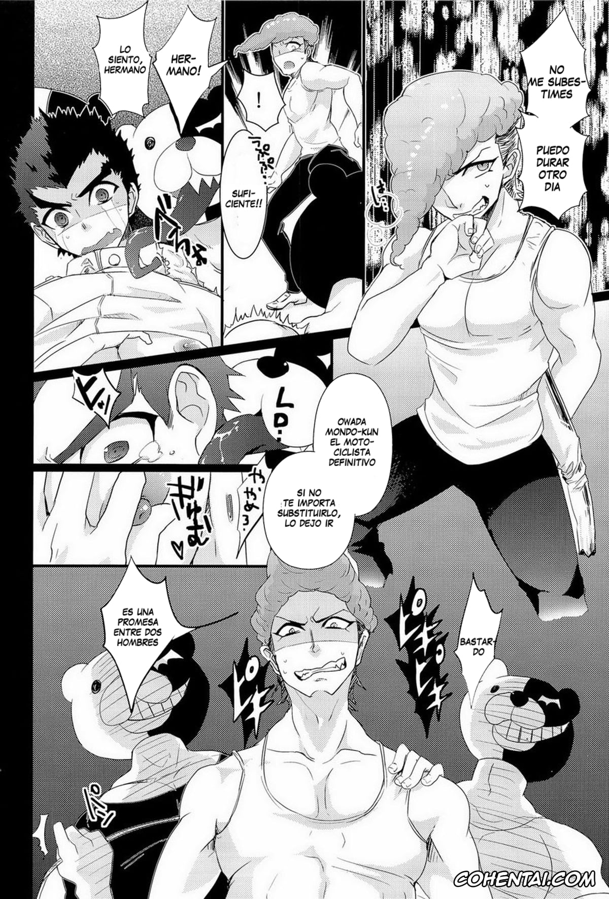 Danganronpa porno, Kiyotaka Ishimaru porno, Leon Kuwata porno, Makoto Naegi porno, Mondo Oowada porno, Yasuhiro Hagakure porno, Unbreakable (Danganronpa), pagina 14