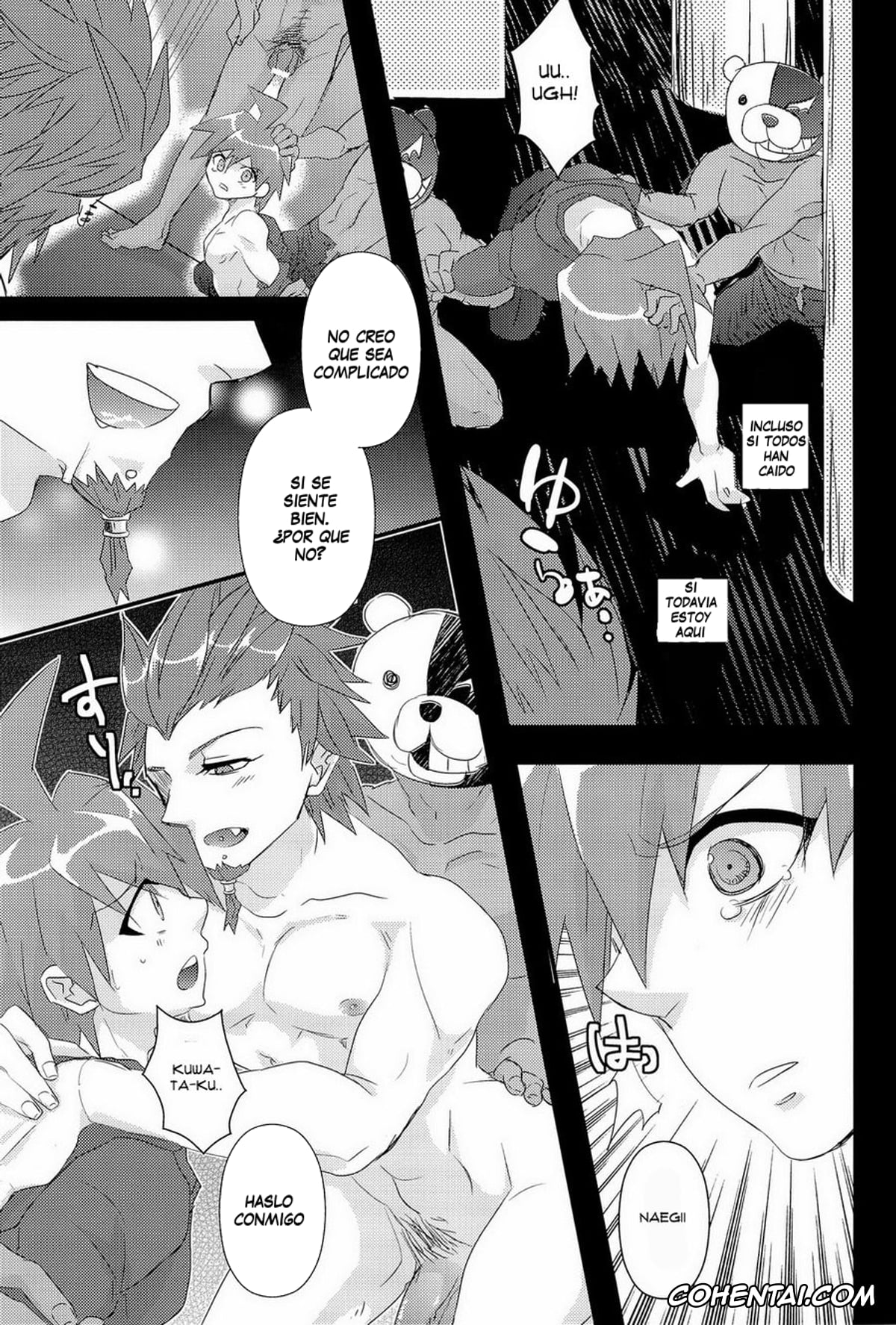 Danganronpa porno, Kiyotaka Ishimaru porno, Leon Kuwata porno, Makoto Naegi porno, Mondo Oowada porno, Yasuhiro Hagakure porno, Unbreakable (Danganronpa), pagina 35