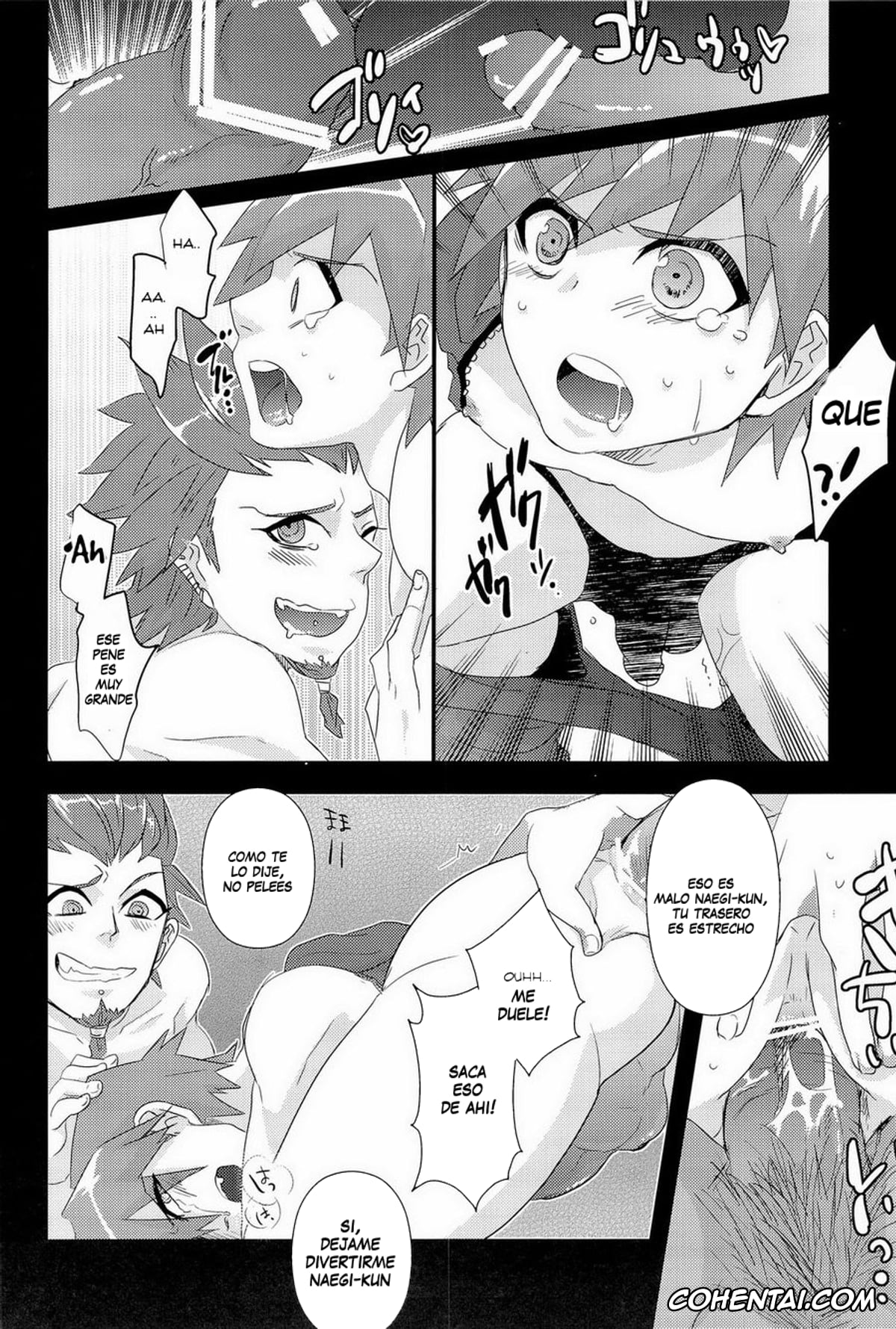 Danganronpa hentai, Kiyotaka Ishimaru hentai, Leon Kuwata hentai, Makoto Naegi hentai, Mondo Oowada hentai, Yasuhiro Hagakure hentai, Unbreakable (Danganronpa), pagina 36