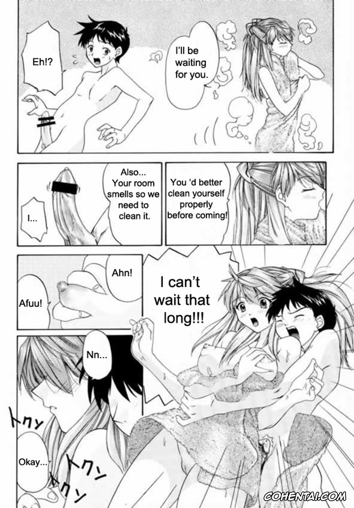 Neon Genesis Evangelion porno, Asuka Langley Soryu porno, Shinji Ikari porno, 1999 Only Aska (Neon Genesis Evangelion), pagina 20