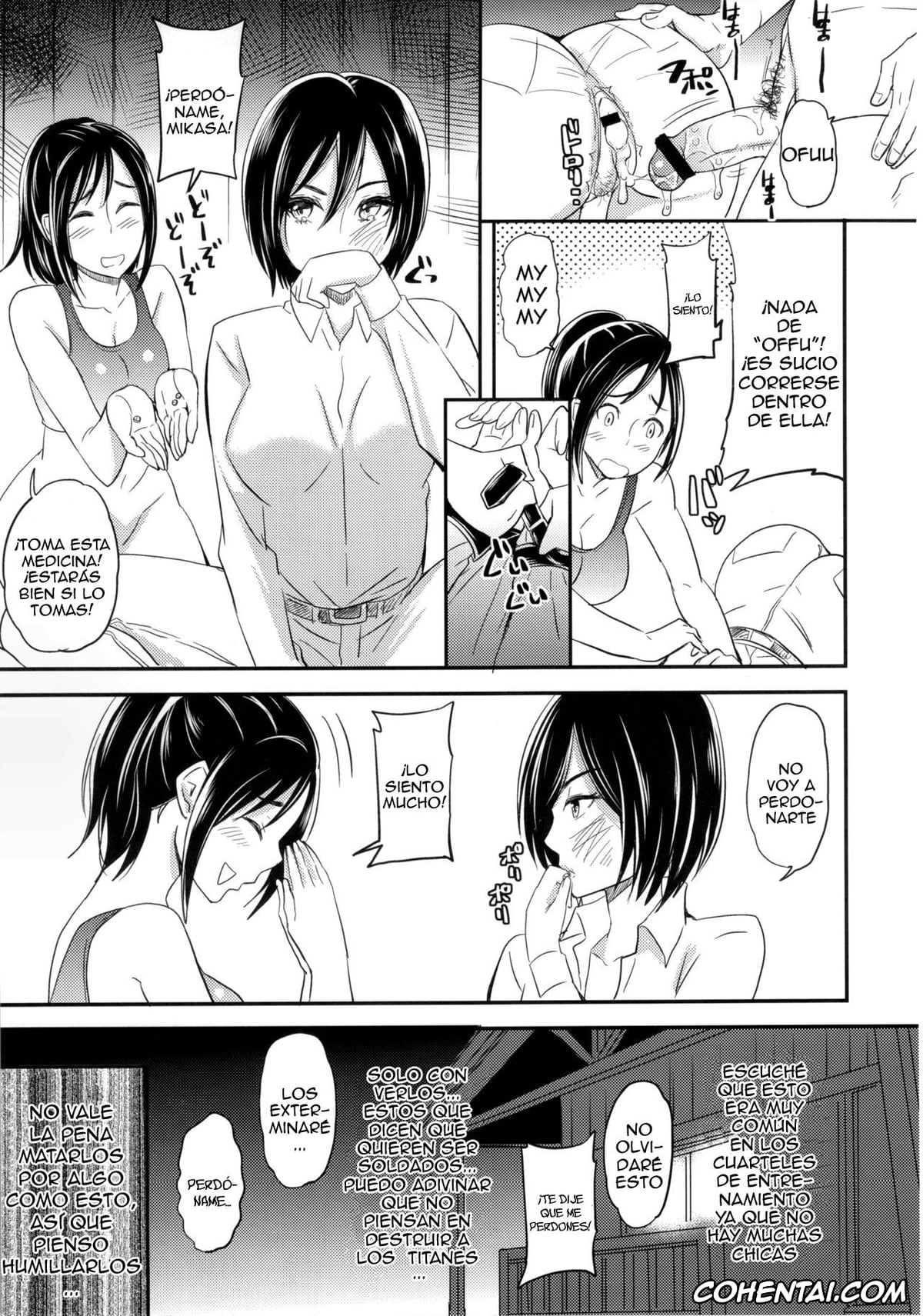 Shingeki No Kyojin | Attack On Titan hentai, Mikasa Ackerman hentai, Love Potion (Shingeki no Kyojin), pagina 9