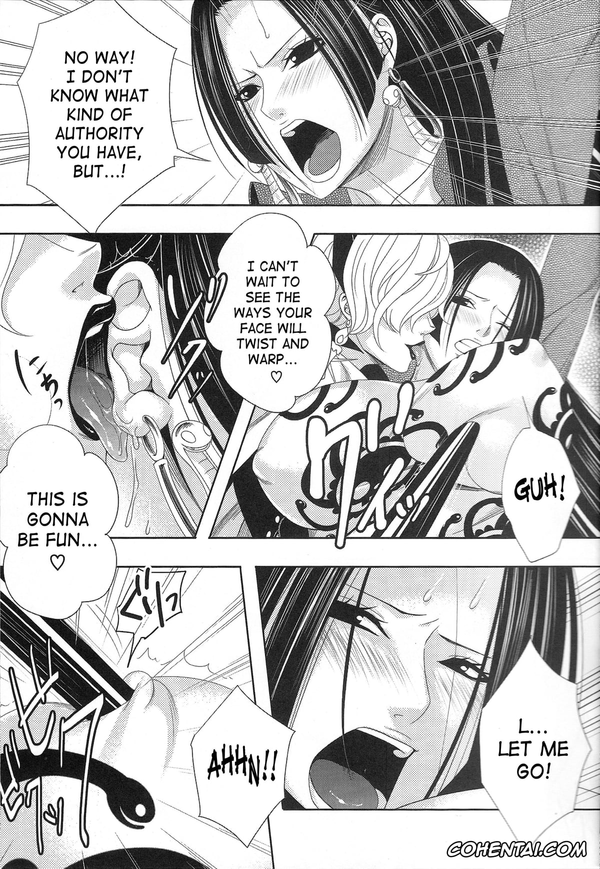One Piece xxx, Boa Hancock xxx, Sadi-chan xxx, Rougoku no Hebihime (One Piece), pagina 4