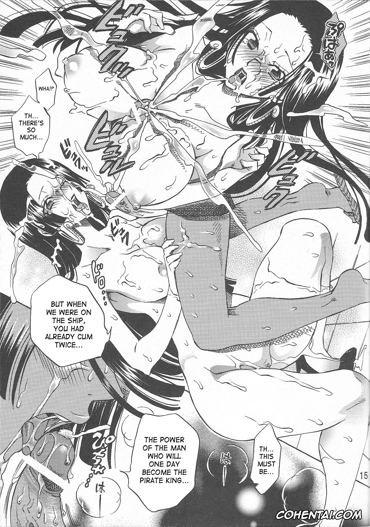 One Piece hentai, Boa Hancock hentai, Monkey D. Luffy hentai, Hebihime-sama Goranshin desu! 2 (ONE PIECE), pagina 15