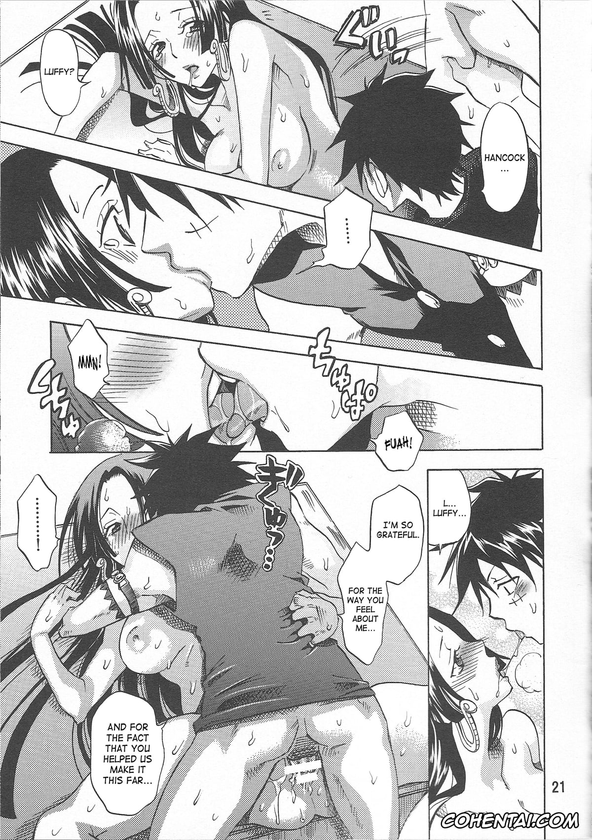 One Piece hentai, Boa Hancock hentai, Monkey D. Luffy hentai, Hebihime-sama Goranshin desu! 2 (ONE PIECE), pagina 21