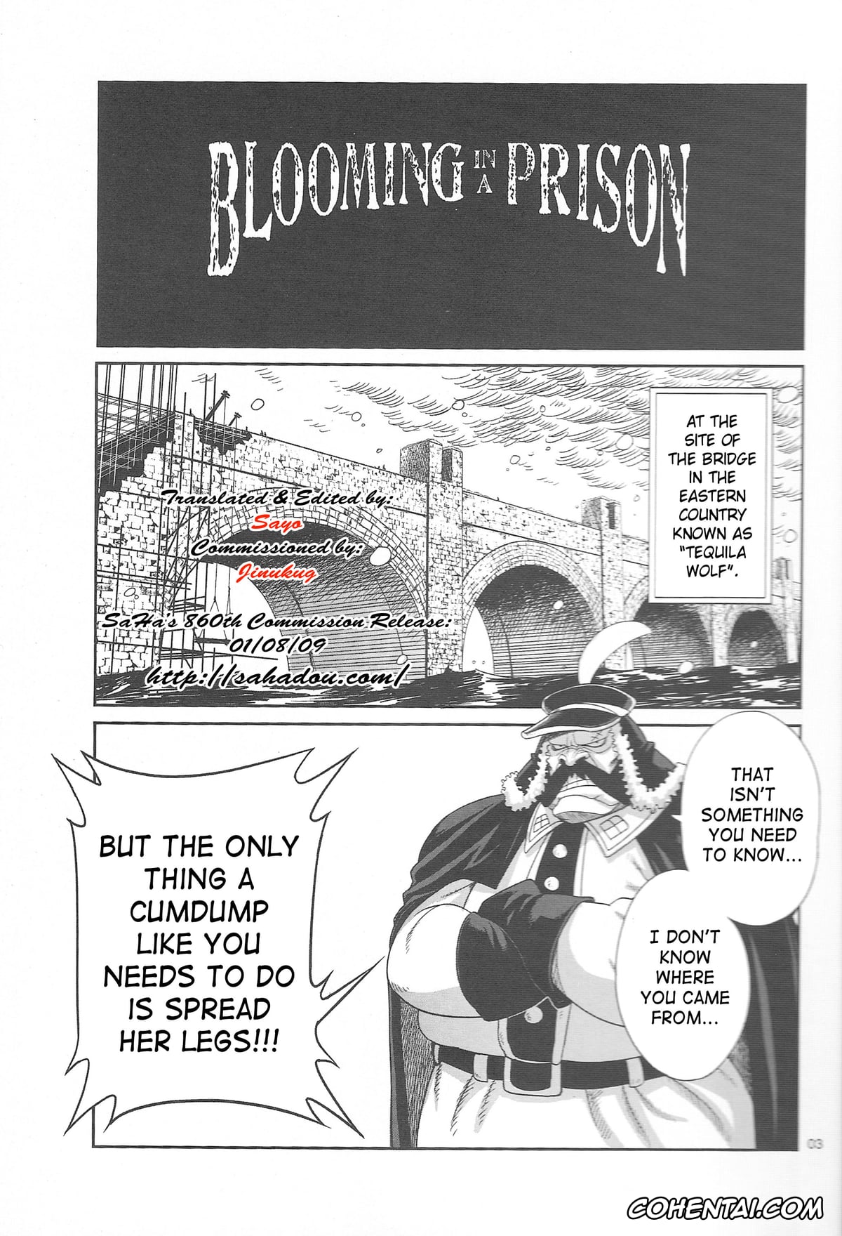 One Piece hentai, Nico Robin hentai, Blooming In A Prison (One Piece), pagina 3