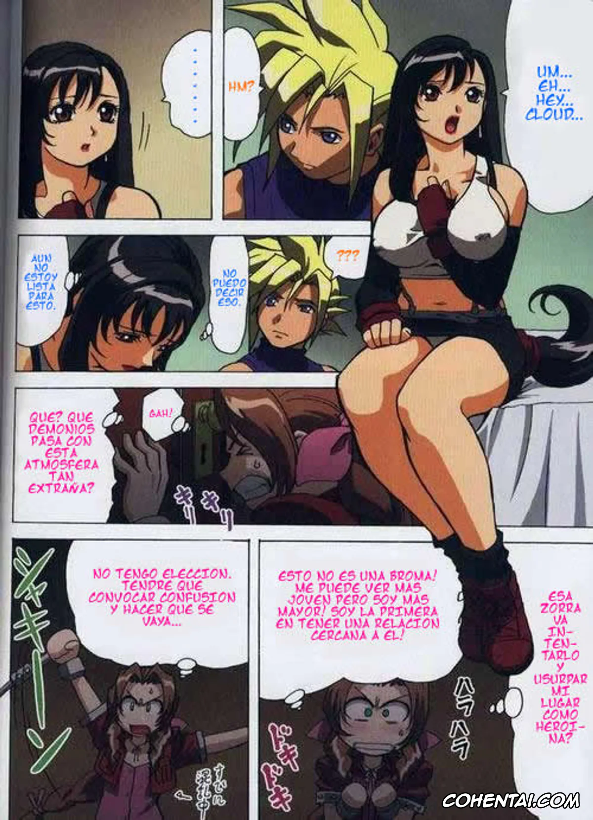 Final Fantasy hentai, Tifa Lockhart hentai, Love Trouble (Final Fantasy VII), pagina 3
