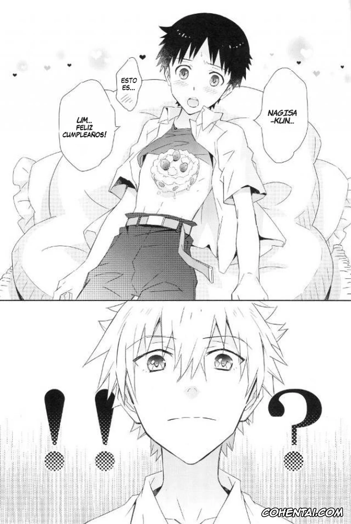 Neon Genesis Evangelion porno, Kaworu Nagisa porno, Shinji Ikari porno, Melt (Neon Genesis Evangelion), pagina 2