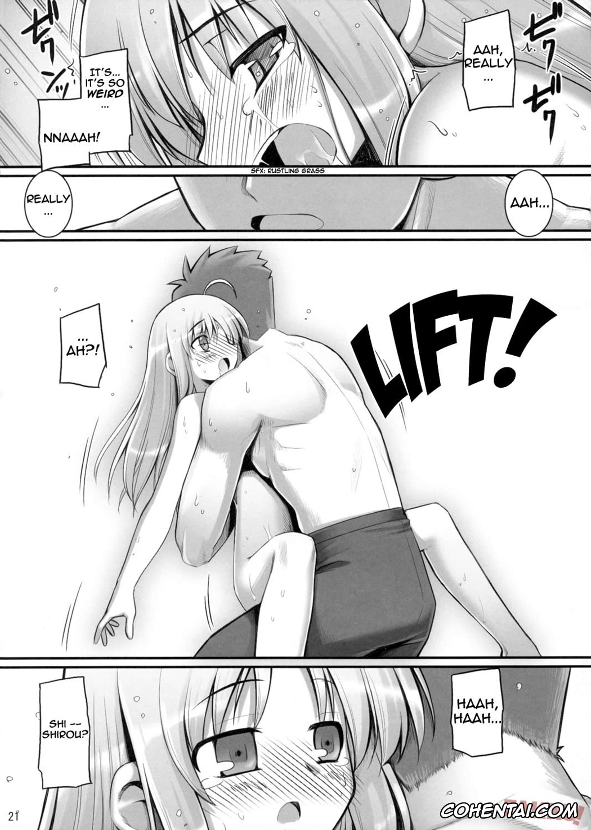 Fate/stay night xxx, Saber | Arturia Pendragon xxx, Shirou Emiya xxx, RE 06 (Fate/stay night), pagina 22