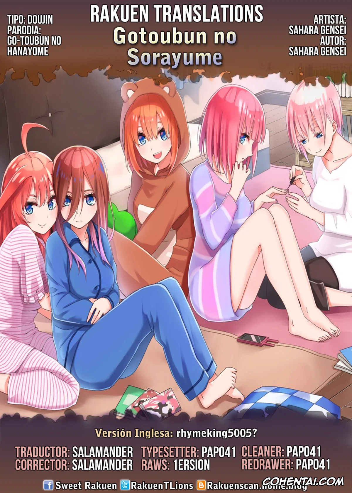 Gotoubun No Hanayome | The Quintessential Quintuplets porno, Fuutarou Uesugi porno, Ichika Nakano porno, Itsuki Nakano porno, Miku Nakano porno, Nino Nakano porno, Yotsuba Nakano porno, Gotoubun no Sorayume (Gotoubun no Hanayome), pagina 41
