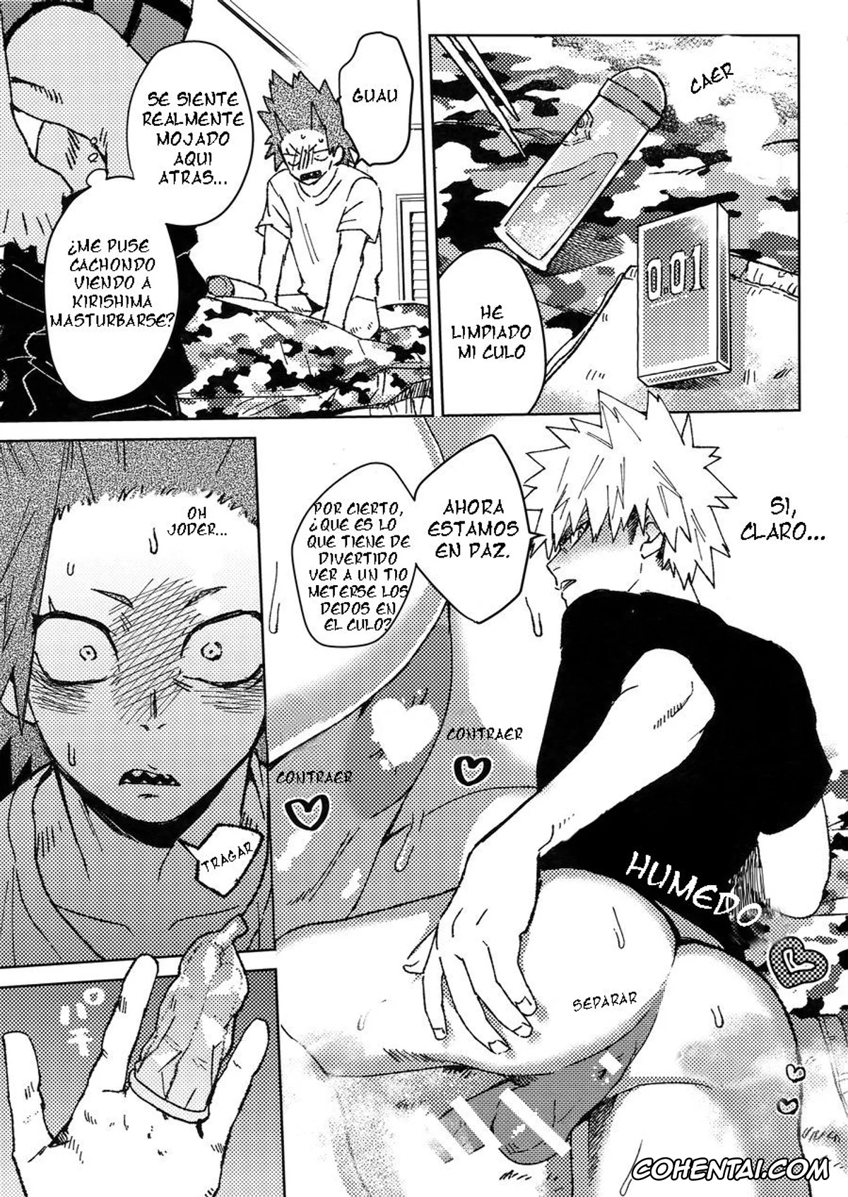 My Hero Academia | Boku No Hero Academia xxx, Eijirou Kirishima xxx, Katsuki Bakugou xxx, Yuujou Heni (Boku no Hero Academia), pagina 16