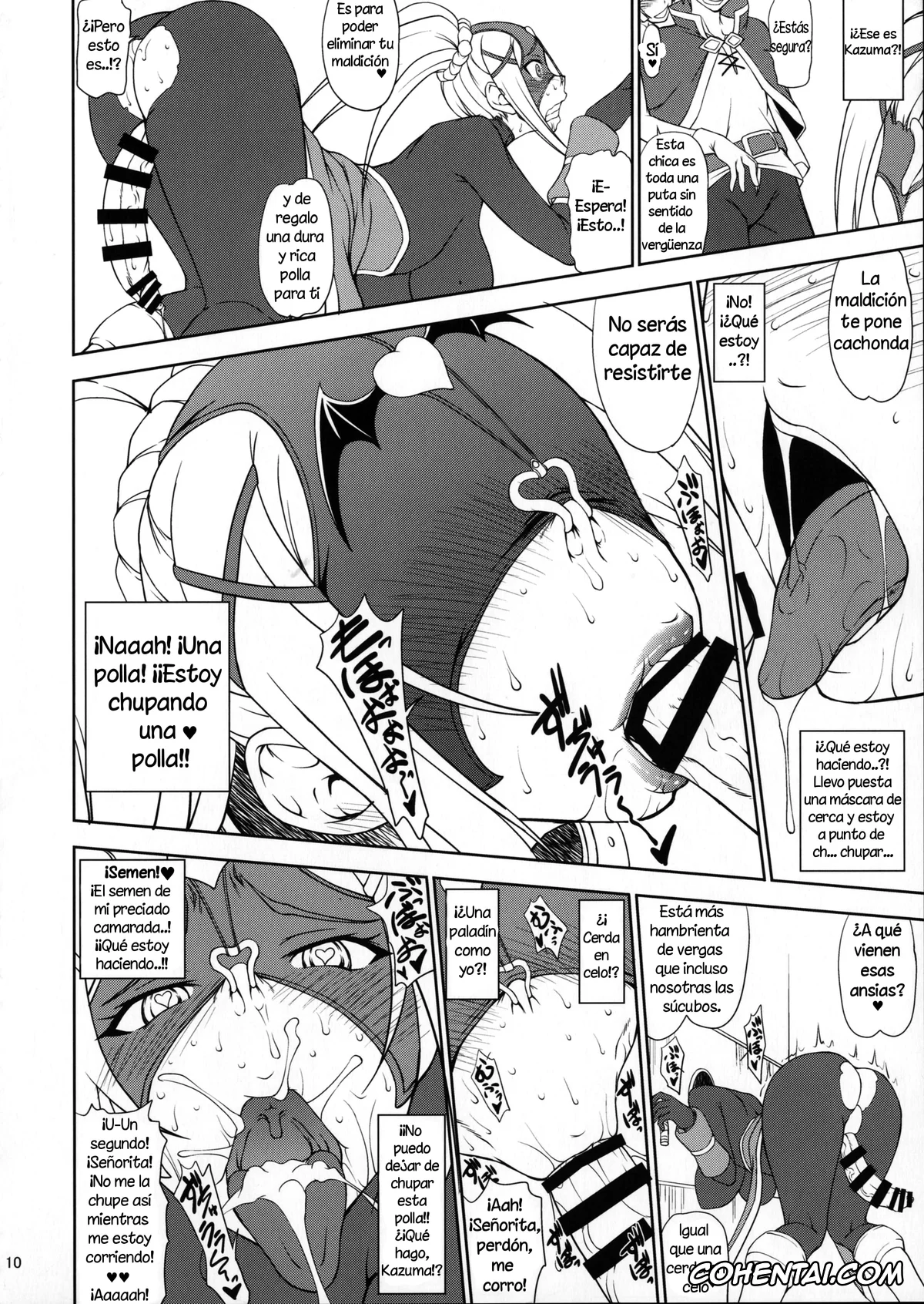 Kono Subarashii Sekai ni Syukufuku o! hentai, Darkness | Lalatina Ford Dustiness hentai, Kono Takerikuruu Kono Mi Ni Gouin Wo! (Kono Subarashii Sekai ni Syukufuku o!), pagina 9