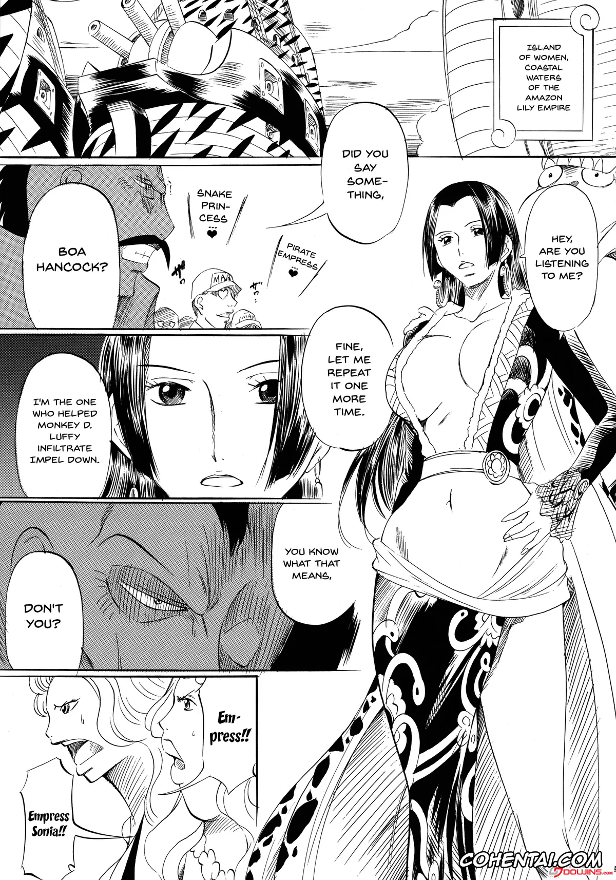 One Piece xxx, Boa Hancock xxx, Busou Megami Archives Series 1 «Piece of Girl’s ~Hancock Hen~» (One Piece), pagina 4