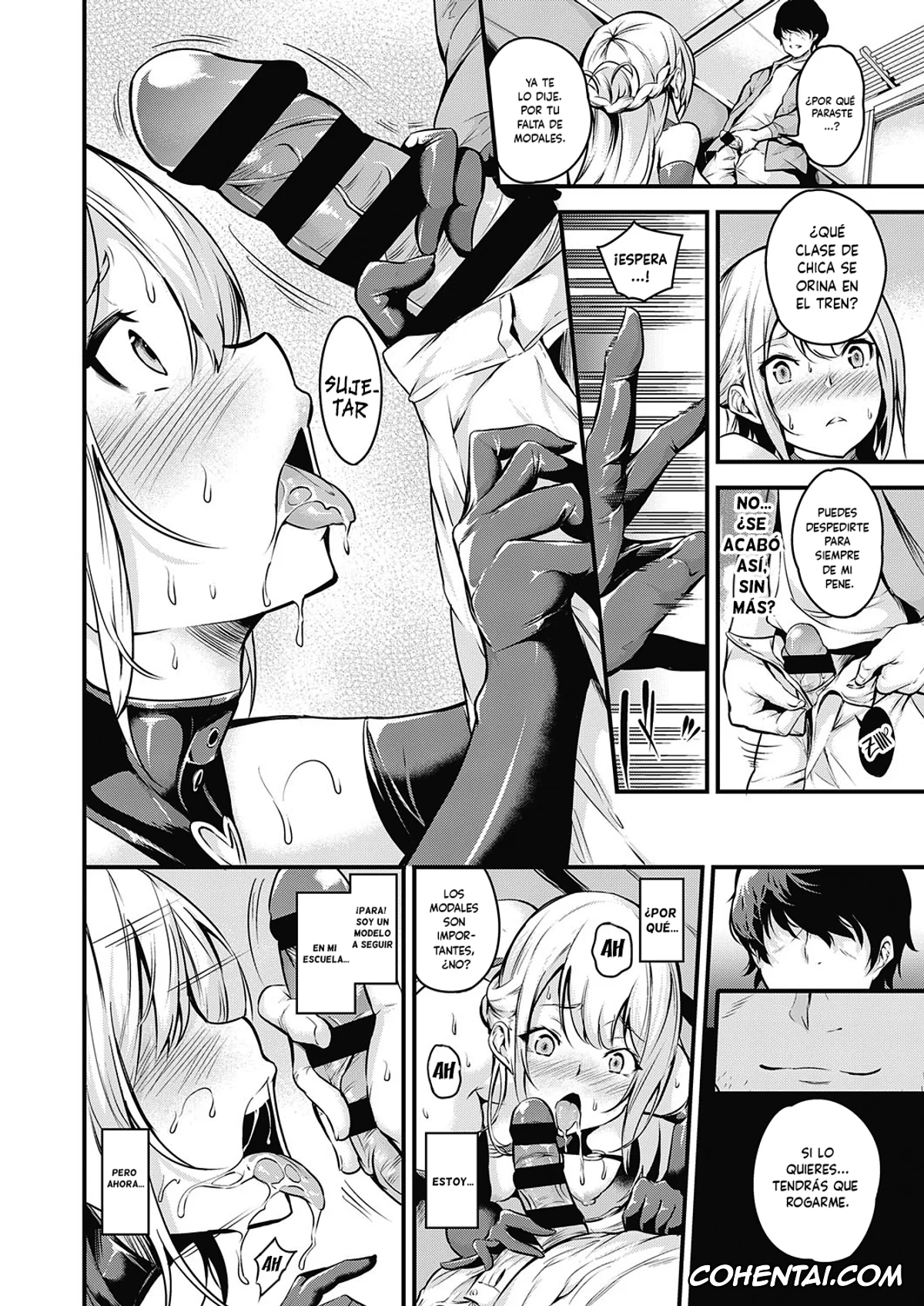Revistas porno, COMIC ExE porno, Densha no Naka de (COMIC ExE 18), pagina 20