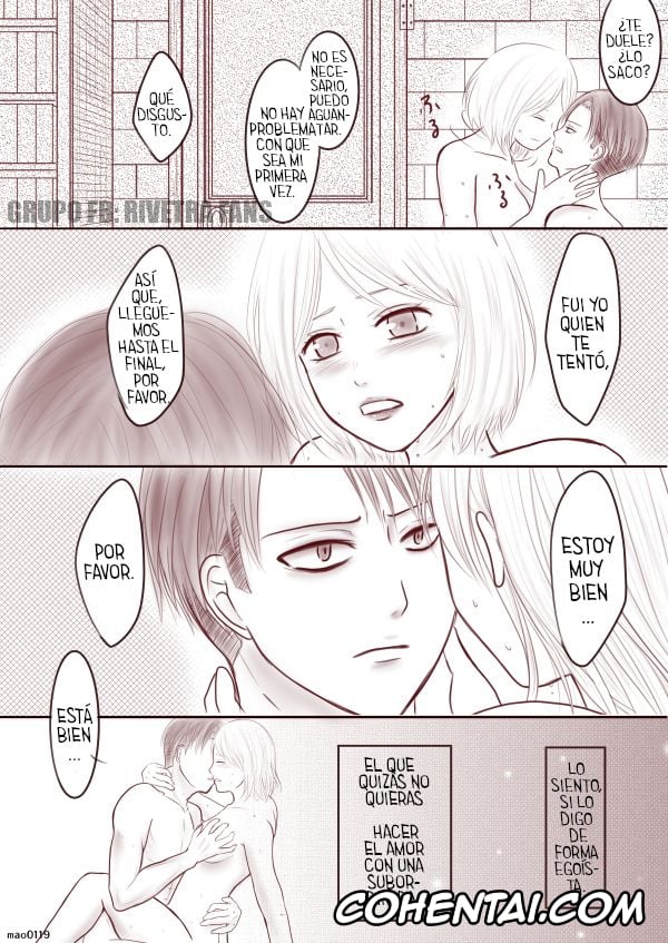 Shingeki No Kyojin | Attack On Titan hentai, Levi Ackerman hentai, Petra Ral hentai, Rivetra Doujinshi Levi x Petra «UNA DECISIÓN SIN REMORDIMIENTOS» (Shingeki no Kyojin), pagina 3