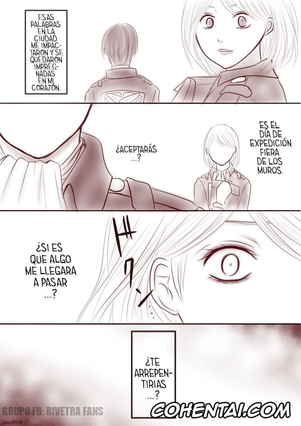 Shingeki No Kyojin | Attack On Titan porno, Levi Ackerman porno, Petra Ral porno, Rivetra Doujinshi Levi x Petra «UNA DECISIÓN SIN REMORDIMIENTOS» (Shingeki no Kyojin), pagina 5