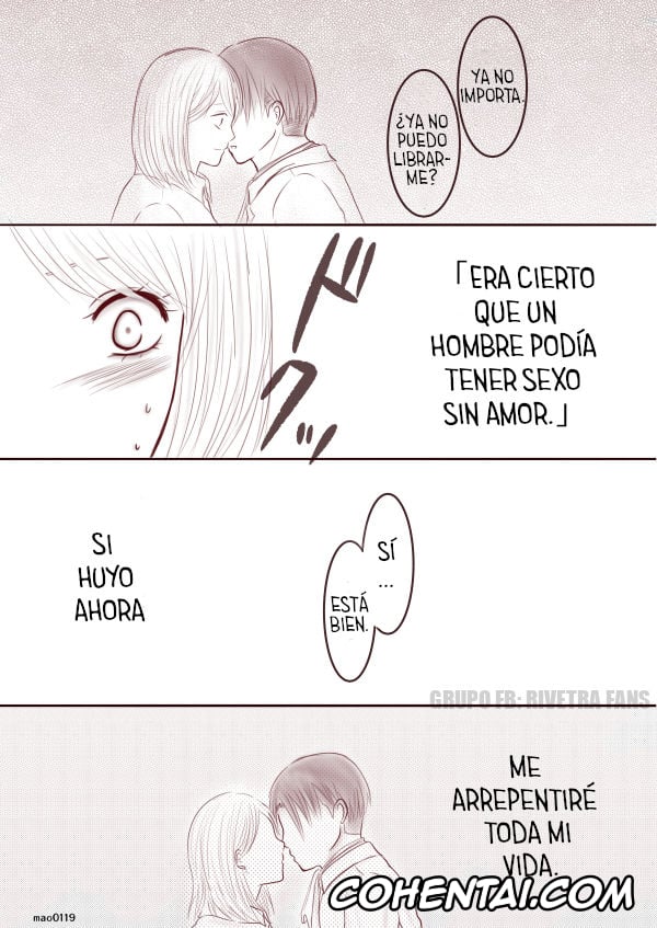 Shingeki No Kyojin | Attack On Titan hentai, Levi Ackerman hentai, Petra Ral hentai, Rivetra Doujinshi Levi x Petra «UNA DECISIÓN SIN REMORDIMIENTOS» (Shingeki no Kyojin), pagina 9