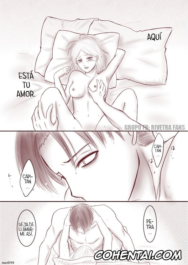 Shingeki No Kyojin | Attack On Titan hentai, Levi Ackerman hentai, Petra Ral hentai, Rivetra Doujinshi Levi x Petra «UNA DECISIÓN SIN REMORDIMIENTOS» (Shingeki no Kyojin), pagina 12
