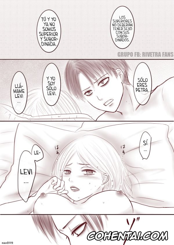 Shingeki No Kyojin | Attack On Titan xxx, Levi Ackerman xxx, Petra Ral xxx, Rivetra Doujinshi Levi x Petra «UNA DECISIÓN SIN REMORDIMIENTOS» (Shingeki no Kyojin), pagina 13