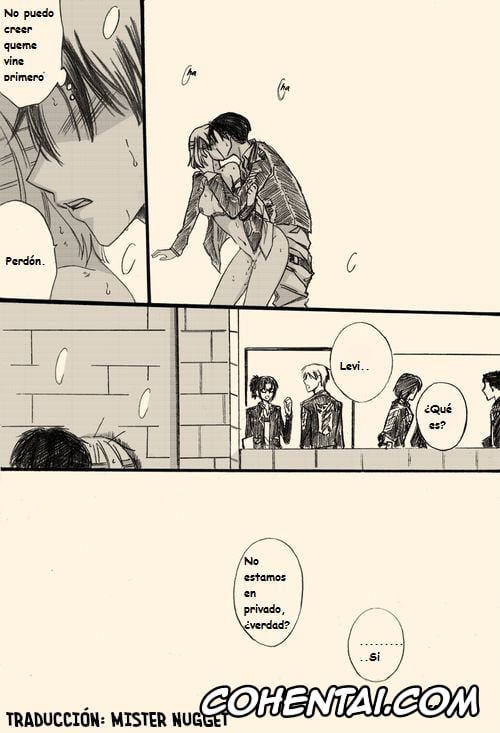 Shingeki No Kyojin | Attack On Titan hentai, Levi Ackerman hentai, Petra Ral hentai, Rivetra Doujinshi Levi x Petra «Debajo del Balcón» (Shingeki no Kyojin), pagina 6