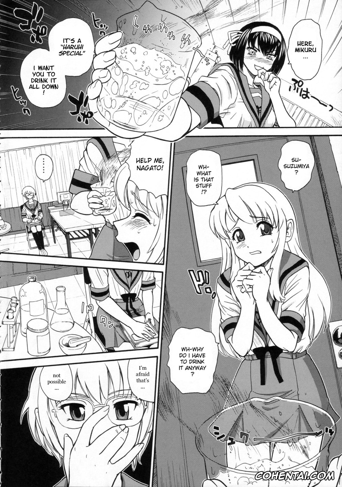 The Melancholy Of Haruhi Suzumiya | Suzumiya Haruhi No Yuuutsu hentai, Haruhi Suzumiya hentai, Mikuru Asahina hentai, Yuki Nagato hentai, Asahina Mikuru no Milk (The Melancholy of Haruhi Suzumiya), pagina 3