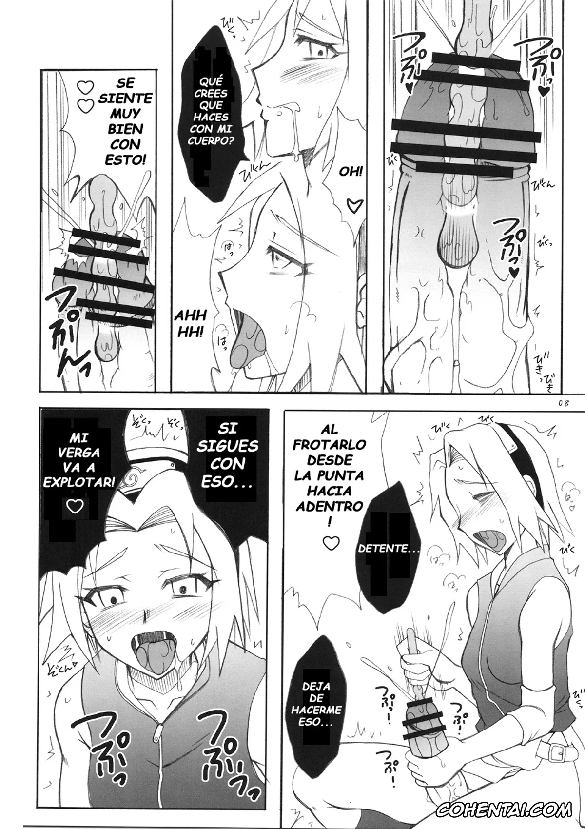 NARUTO porno, Ino Yamanaka porno, Sakura Haruno porno, Futanari Kokoro Tenshin (Naruto), pagina 8