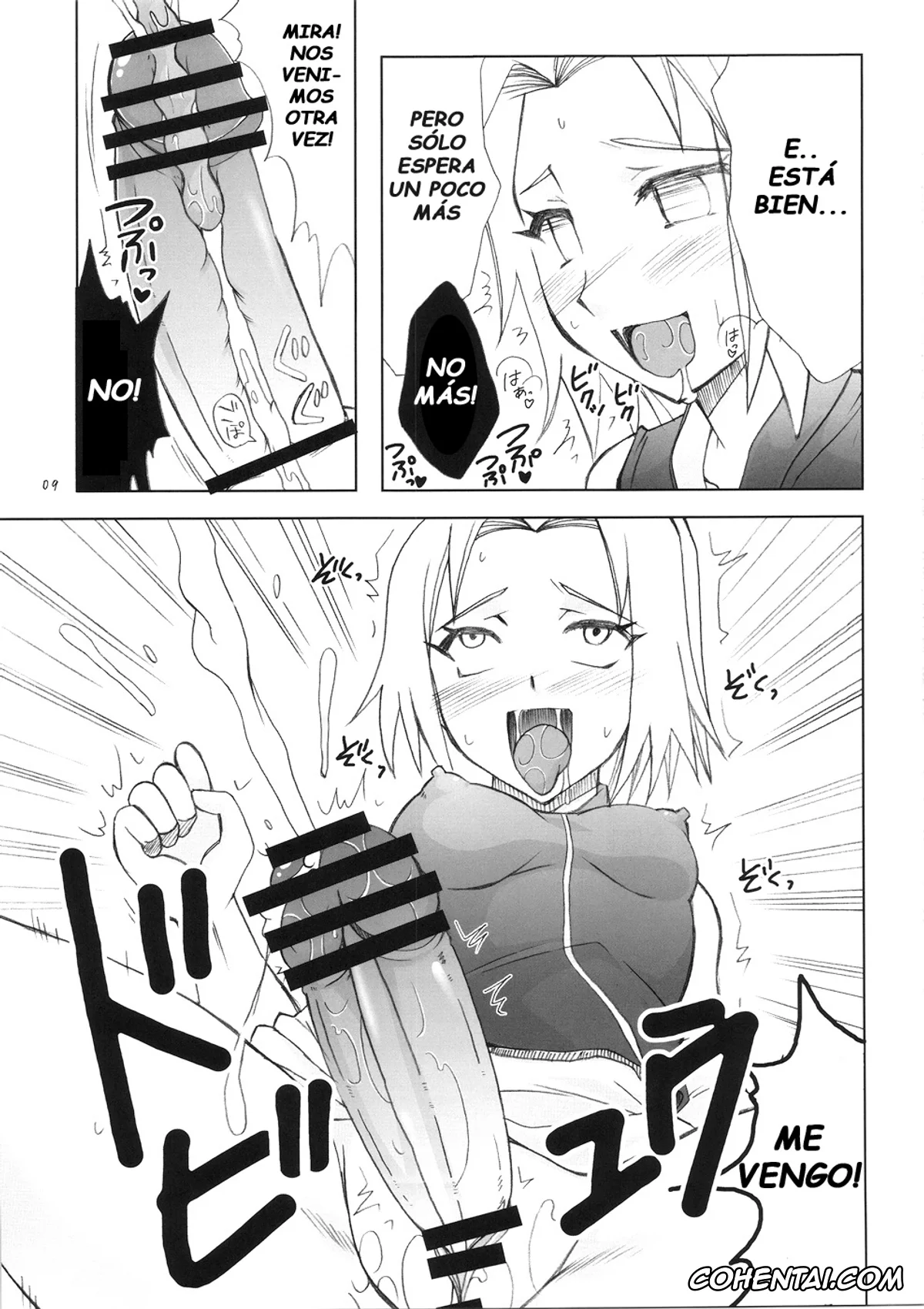 NARUTO hentai, Ino Yamanaka hentai, Sakura Haruno hentai, Futanari Kokoro Tenshin (Naruto), pagina 9