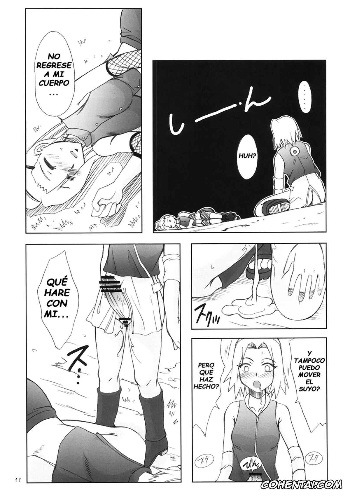 NARUTO porno, Ino Yamanaka porno, Sakura Haruno porno, Futanari Kokoro Tenshin (Naruto), pagina 11