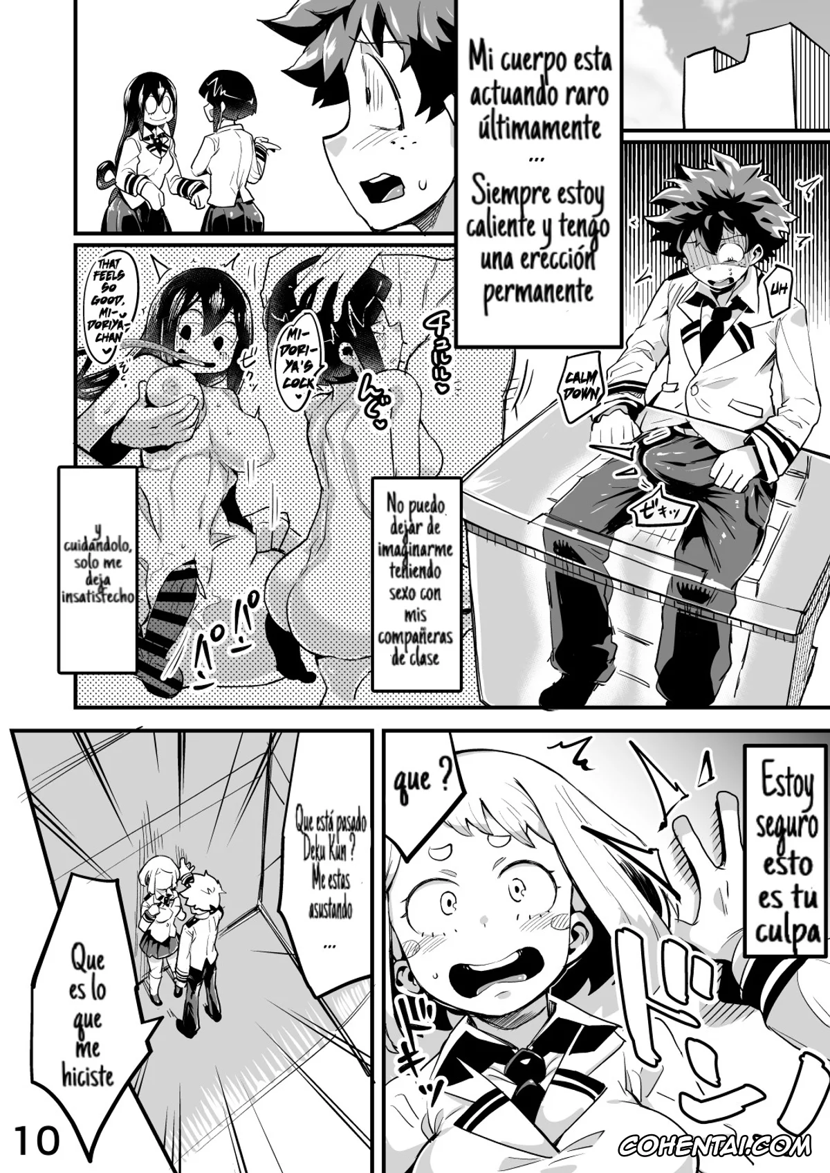 My Hero Academia | Boku No Hero Academia hentai, Izuku Midoriya hentai, Kyoka Jiro hentai, Mina Ashido hentai, Momo Yaoyorozu hentai, Mount Lady hentai, Nemuri Kayama hentai, Ochako Uraraka hentai, Tooru Hagakure hentai, Tsuyu Asui hentai, Boku to Nottori Villain Nakademia Vol. 2 (Boku no Hero Academia), pagina 9