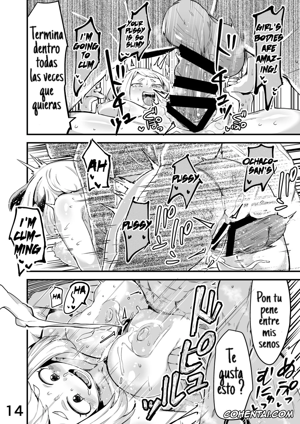My Hero Academia | Boku No Hero Academia xxx, Izuku Midoriya xxx, Kyoka Jiro xxx, Mina Ashido xxx, Momo Yaoyorozu xxx, Mount Lady xxx, Nemuri Kayama xxx, Ochako Uraraka xxx, Tooru Hagakure xxx, Tsuyu Asui xxx, Boku to Nottori Villain Nakademia Vol. 2 (Boku no Hero Academia), pagina 13