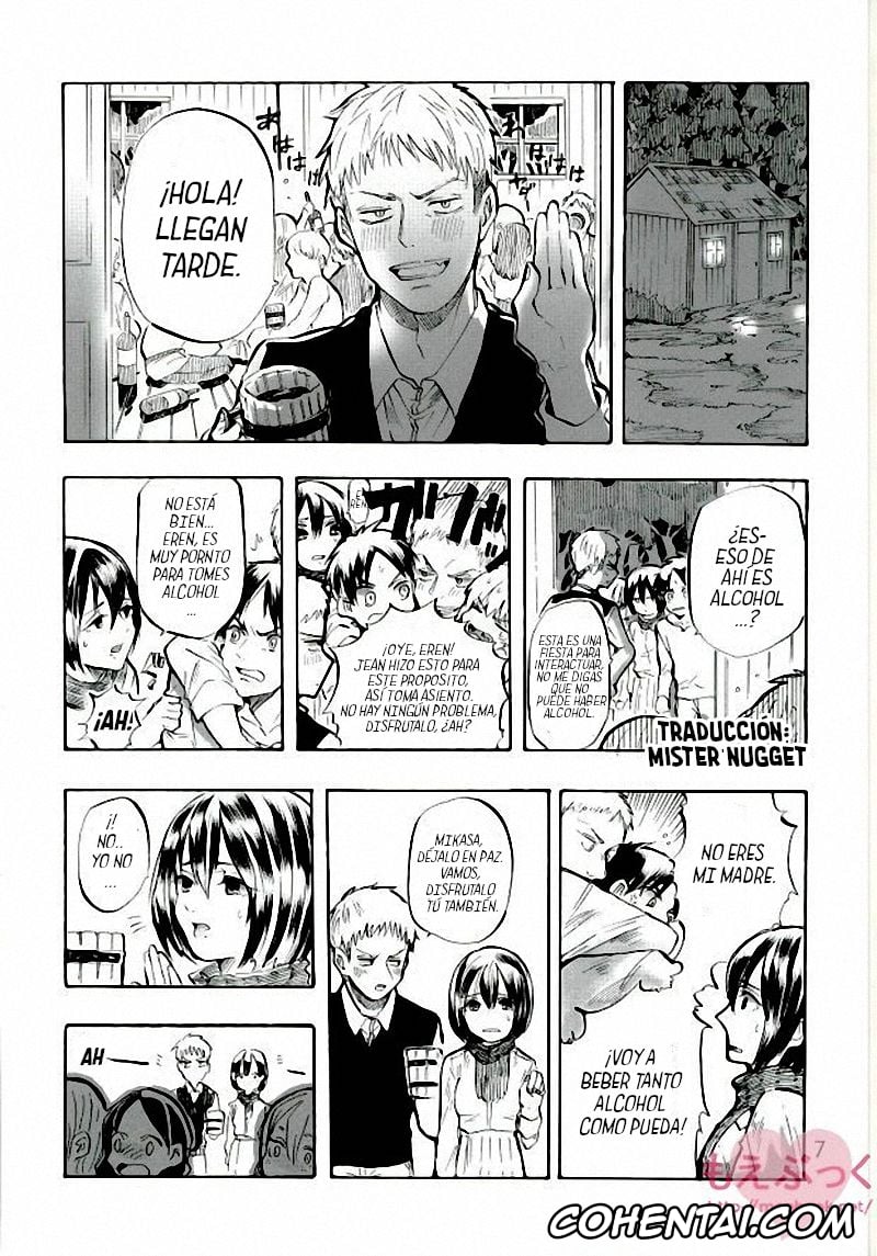 Shingeki No Kyojin | Attack On Titan hentai, Eren Jaeger hentai, Mikasa Ackerman hentai, Muchi na Watashi ni Amai Kiss o (Shingeki no Kyojin), pagina 6