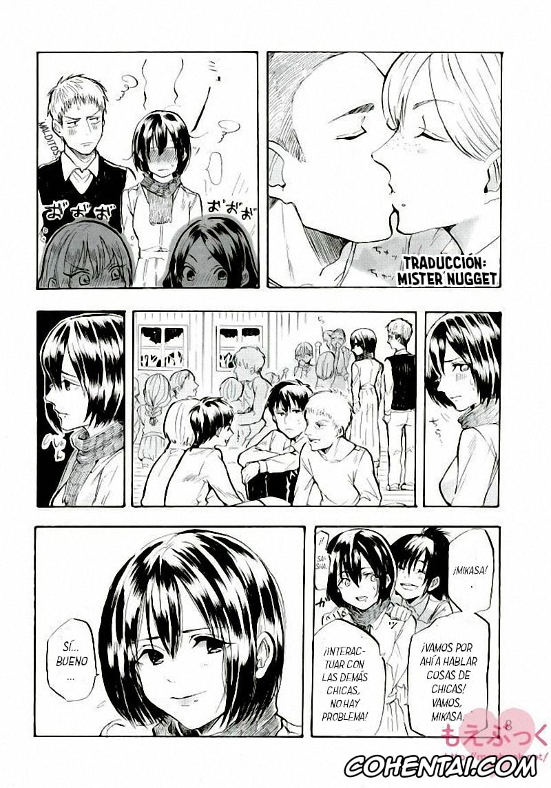 Shingeki No Kyojin | Attack On Titan xxx, Eren Jaeger xxx, Mikasa Ackerman xxx, Muchi na Watashi ni Amai Kiss o (Shingeki no Kyojin), pagina 7