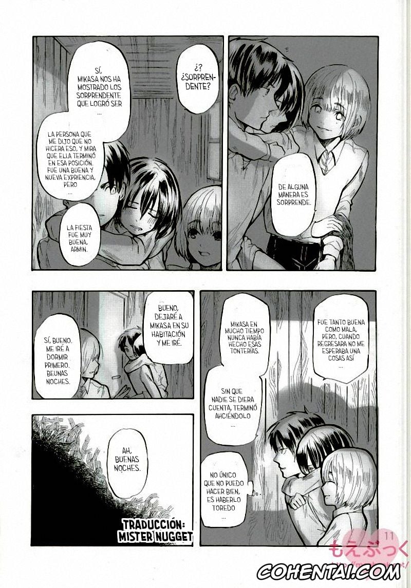 Shingeki No Kyojin | Attack On Titan xxx, Eren Jaeger xxx, Mikasa Ackerman xxx, Muchi na Watashi ni Amai Kiss o (Shingeki no Kyojin), pagina 10