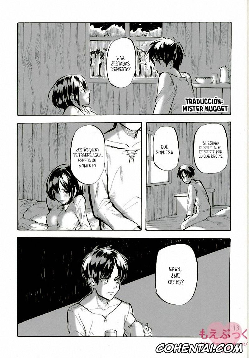 Shingeki No Kyojin | Attack On Titan hentai, Eren Jaeger hentai, Mikasa Ackerman hentai, Muchi na Watashi ni Amai Kiss o (Shingeki no Kyojin), pagina 12