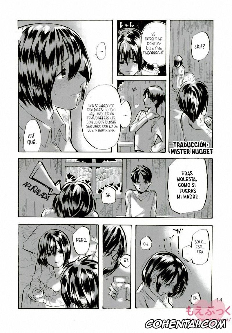 Shingeki No Kyojin | Attack On Titan xxx, Eren Jaeger xxx, Mikasa Ackerman xxx, Muchi na Watashi ni Amai Kiss o (Shingeki no Kyojin), pagina 13