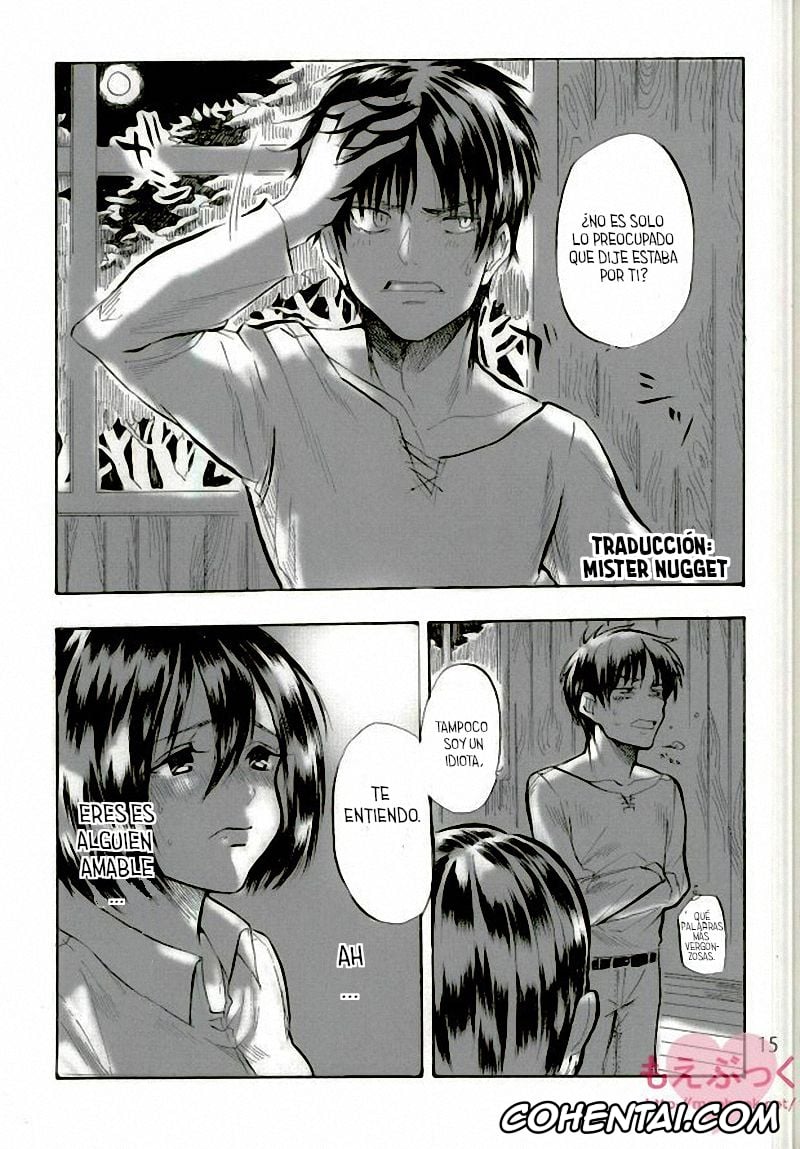 Shingeki No Kyojin | Attack On Titan porno, Eren Jaeger porno, Mikasa Ackerman porno, Muchi na Watashi ni Amai Kiss o (Shingeki no Kyojin), pagina 14