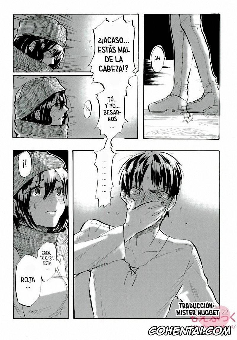 Shingeki No Kyojin | Attack On Titan hentai, Eren Jaeger hentai, Mikasa Ackerman hentai, Muchi na Watashi ni Amai Kiss o (Shingeki no Kyojin), pagina 21
