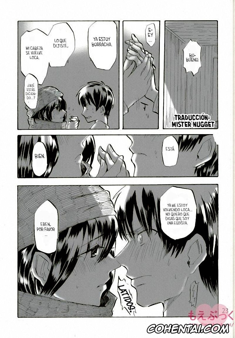 Shingeki No Kyojin | Attack On Titan xxx, Eren Jaeger xxx, Mikasa Ackerman xxx, Muchi na Watashi ni Amai Kiss o (Shingeki no Kyojin), pagina 22